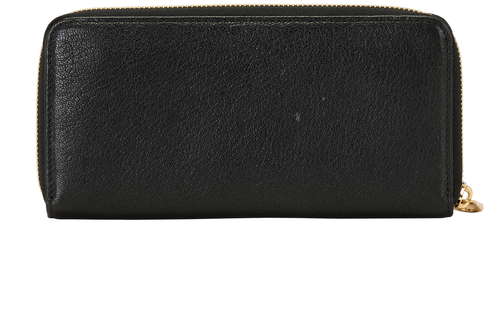 Mulberry Tree Logo Zip Around Continental Wallet, &pound;120, Accessories, Black, Leather, Back view